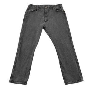 Wrangler Jeans Mens 40x32 Cowboy Cut Black Denim 13MWZWK Vintage